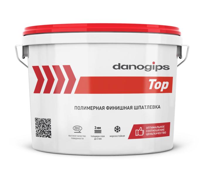 Шпаклевка полимерная Dano Top финишная под окраску 10л