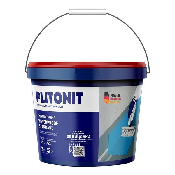 Гидроизоляция полимерная Plitonit WaterProof Standard 8 кг