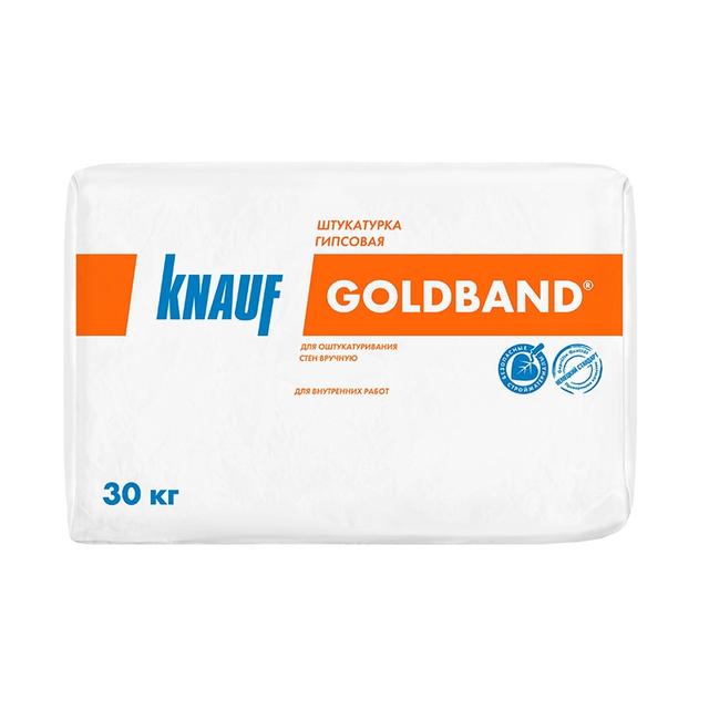 Штукатурка КНАУФ Goldband 30 кг