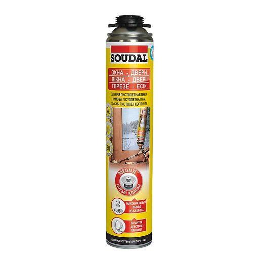 Пена монтажная профессиональная Soudal Gunfoam Yellow Окна-Двери зимняя 750 мл