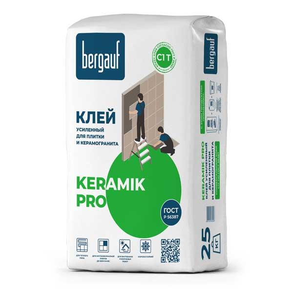 Клей для плитки Bergauf Keramik PRO 25 кг