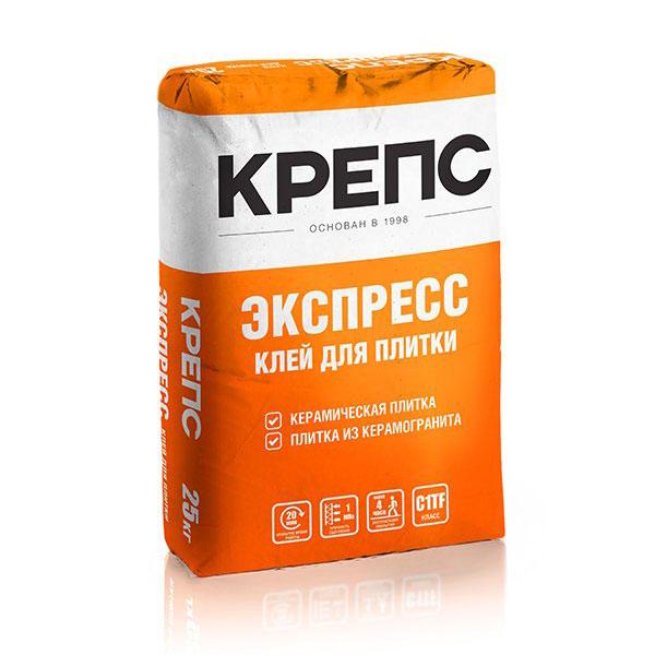 Клей быстротвердеющий Крепс Экспресс 25 кг