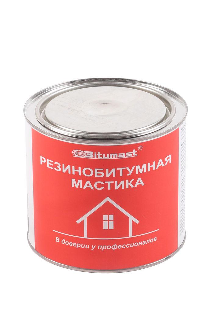 Мастика резинобитумная Bitumast, 2л (6 шт/упаковка)