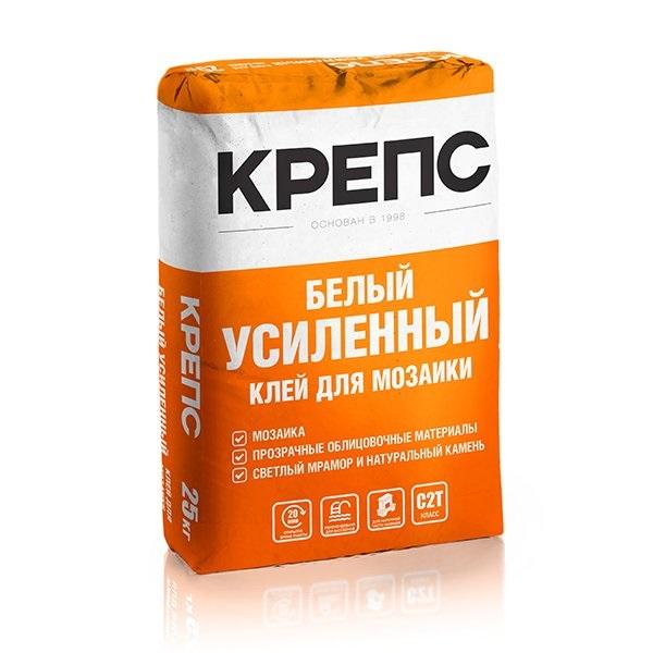 Клей Крепс Усиленный белый 25кг