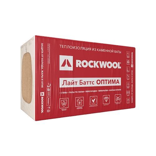 Утеплитель Rockwool Лайт Баттс Оптима 100х600х1000мм (3м2 0,3м3)