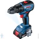 Дрель-шуруповерт BOSCH GSR 18V-50 аккумуляторный, 18В 2*2.0Ач Li-lon, 1800об/мин, 13мм, 06019H5020